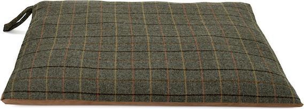 Plaid pour Chien en tweed vert foncé 98 X 72 cm