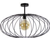 Straluma Design Plafondlamp Matzwart  “Cebolla” Ø 60 cm