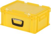 Koffer - Opbergbox - 400x300xH190mm - geel