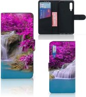 Wallet Bookcase Xiaomi Mi 9 Telefoonhoesje Waterval