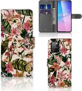 GSM Hoesje Geschikt voor Samsung S10 Lite Hoesje ontwerpen Flowers