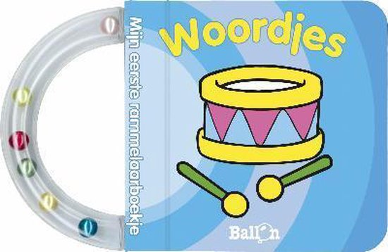 Cover van het boek 'Mijn eerste rammelaarboekje Woordjes'