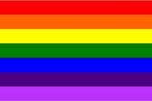 Zac's Alter Ego - 5 x 3 Feet Rainbow Vlag - Multicolours