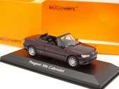 Peugeot 306 Cabriolet 1998 Paars Metallic 1-43 Maxichamps