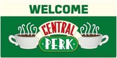 Poster - Friends Welcome To Central Perk Metal Sign - 60 X 30 Cm - Multicolor