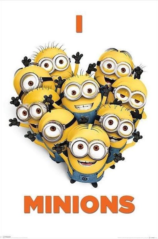 MINIONS - Poster 61X91 - I Love Minions