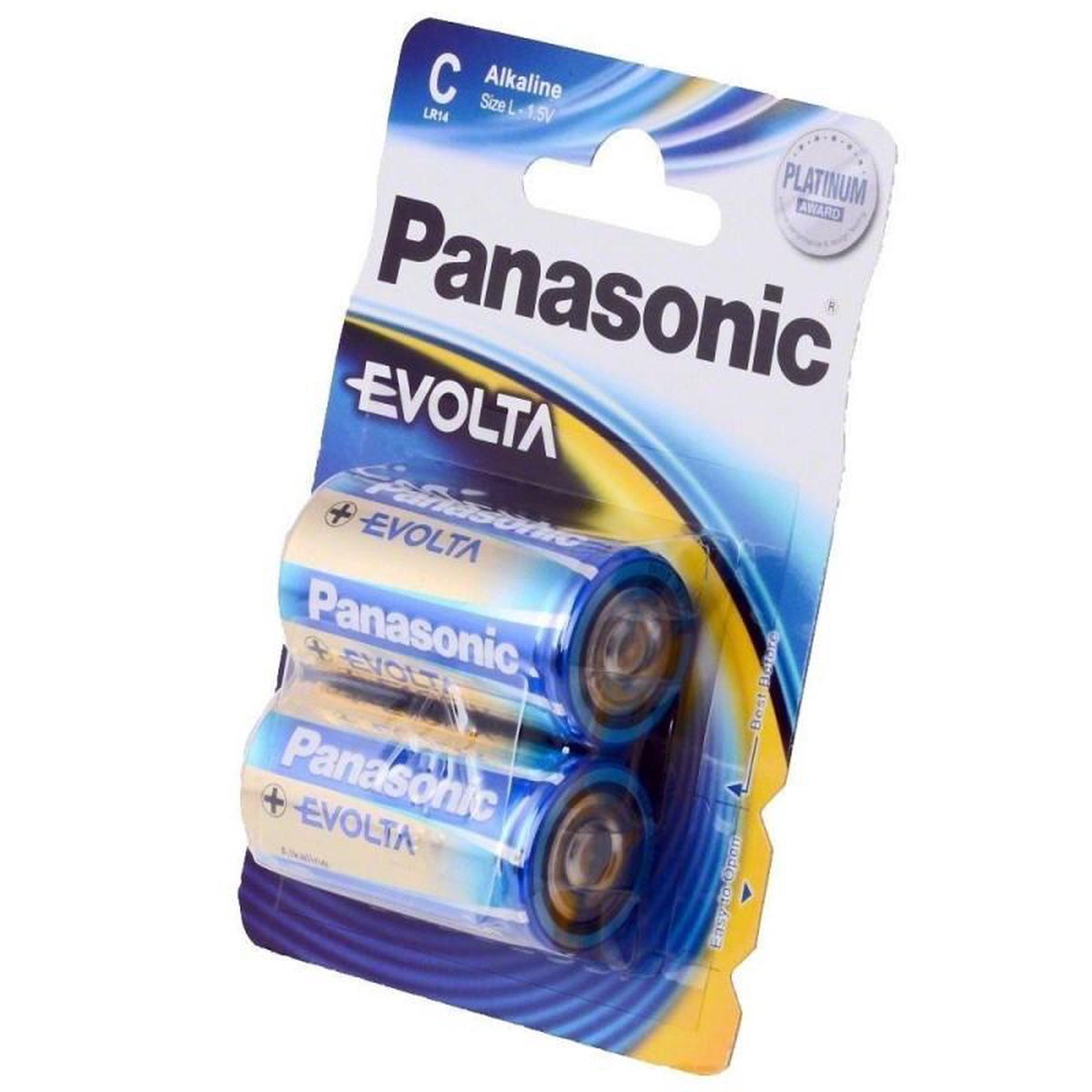 Panasonic Evolta C Wegwerpbatterij Alkaline