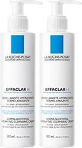 La Roche-Posay Effaclar H reinigingscreme - 2x200ml - Reinigt en zuivert