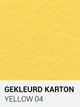 Gekleurd karton yellow 04 30,5x30,5 cm  270 gr.