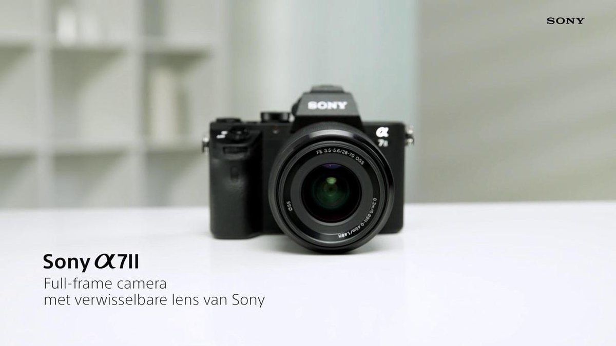 Sony A7 II Body - Zwart - Full Frame Camera | bol