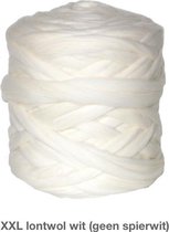 XXL wol-Merino Lontwol-  5 kg wit