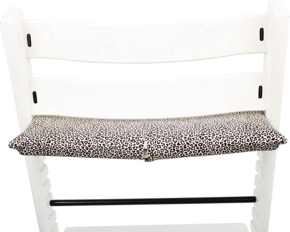 Ukje Stoelverkleiner - Geschikt voor Stokke Tripp Trapp - Geplastificeerd - Kinderstoel - Kussenset - Zand Luipaard - Extra dik – foto 5