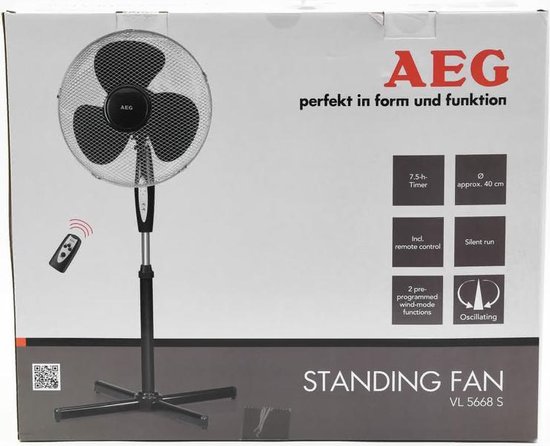 AEG VL 5668 S - Ventilateur sur pied - Noir | bol.com