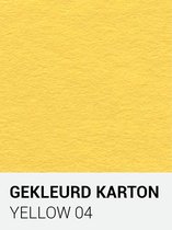 Gekleurd karton yellow 04 A4 270 gr.