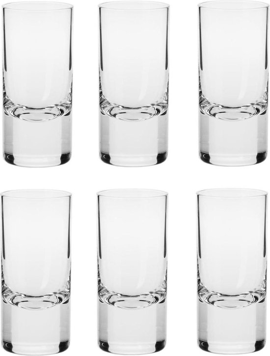 Wodkaglazen set 6 stuks Sterling 35ml - Glazen van Superieure Cristallite... | bol.com