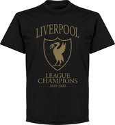 Liverpool Champions T-Shirt 2020 - Zwart - XS