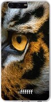 Huawei P10 Plus Hoesje Transparant TPU Case - Tiger #ffffff