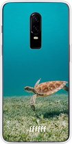 OnePlus 6 Hoesje Transparant TPU Case - Turtle #ffffff