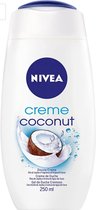 Nivea Douchegel Women – Care & Coconut - Voordeelverpakking 6 x 250 ml