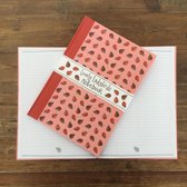 Alex Clark Large Hardcover Notebook Ladybirds ~ A4 Notitieboek Lieveheersbeestje