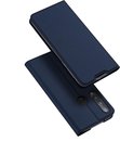 Luxe blauw agenda wallet hoesje Huawei P40 Lite E