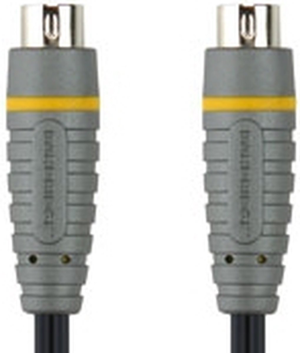 Bandridge BVL6615 S-videokabel 15 m S-Video (4-pin) Zwart, Grijs