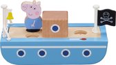 Peppa Pig Houten boot met 1 figuurtje