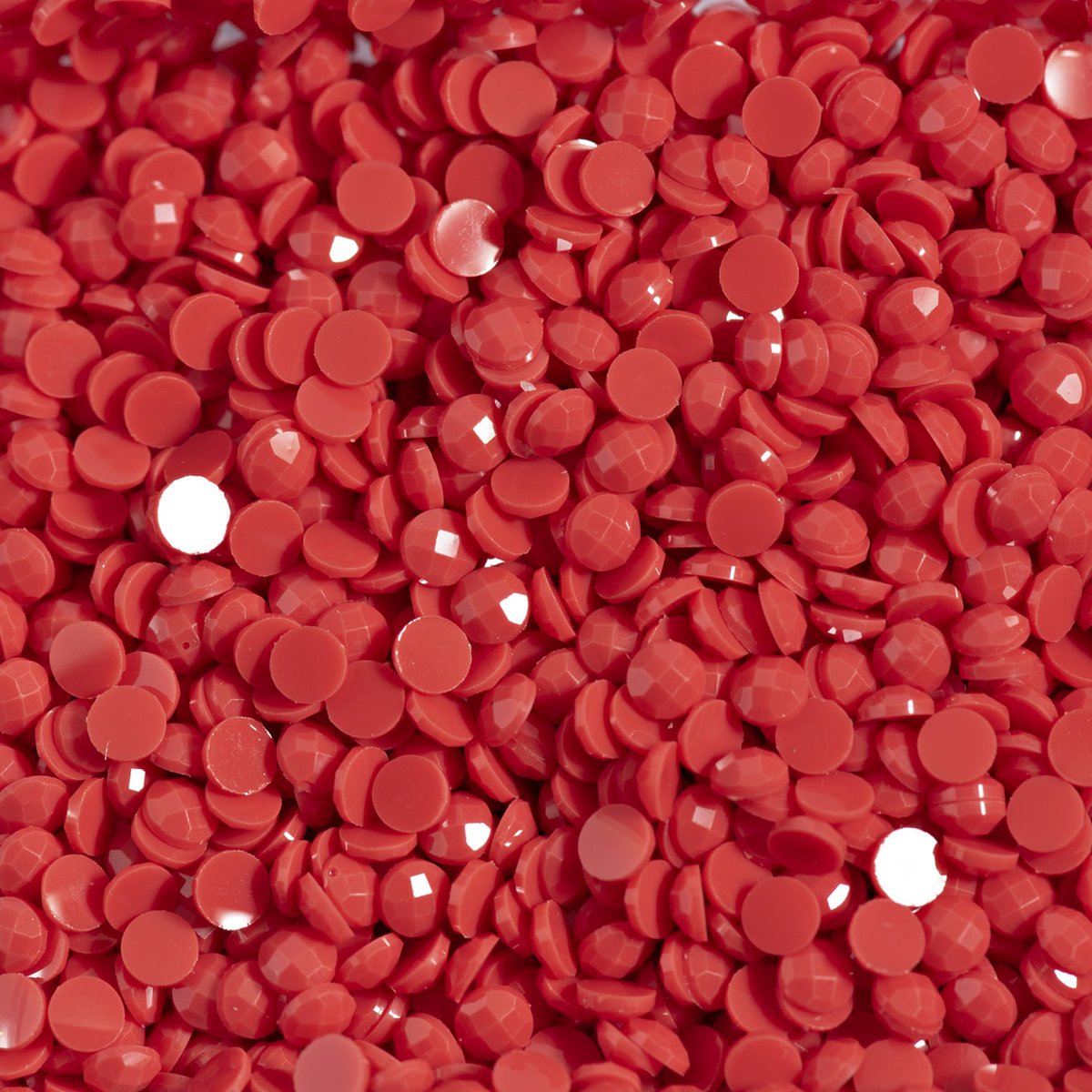 Diamond Dotz® - Diamond painting steentjes los - Kleur Scarlet - 2.8mm steentjes - 12 gr. per zakje