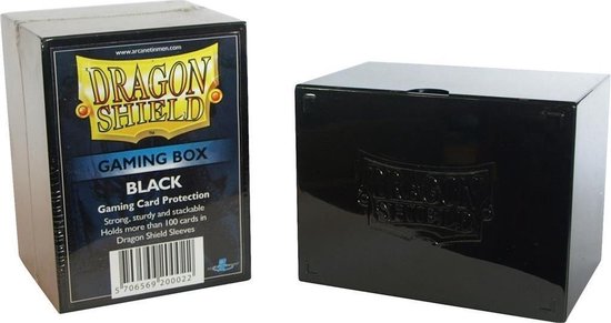 Thumbnail van een extra afbeelding van het spel Arcane Tinmen Dragon Shield Deck Box Zwart NIEUW