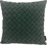 Nexa Suedine Intens Groen Kussenhoes | Polyester - Imitatie Suède | 45 x 45 cm