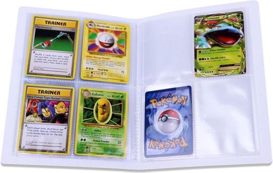 Kaartenmap voor Pokemon, Kaarthouder Album 4 Vakken