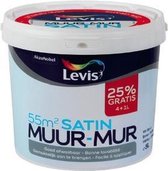 Levis Mur & Plafond - Satin - Wit - 5L - 4+1L Gratis