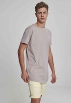 Urban Classics Heren Tshirt -XL- Shaped Long Grijs