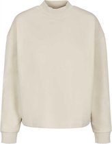 Urban Classics Crewneck sweater/trui -L- Oversized High Neck Creme