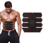 EMS-Buikspiertrainer - Plus 8 Gratis Gelpads - Elektrische Buiktrainer - Sixpack Trainer - Ab Trainer - Trilapparaat - Unisex