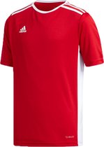 adidas Sportshirt - Maat 128  - Unisex - rood,wit