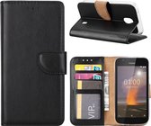 Nokia 1 - Bookcase Zwart - portemonee hoesje