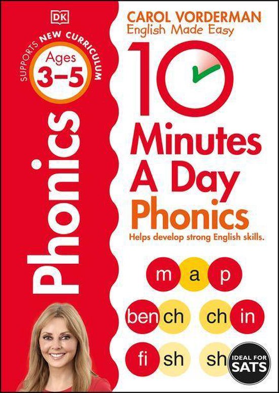 DK 10 Minutes a Day - 10 Minutes A Day Phonics, Ages 3-5 (Pr ... - cover
