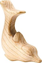 Natural Wood Dolphin