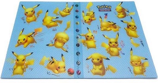Pokémon Verzamelmap – Voor Kaarten – 240 kaarten – Exclusief Kaarten - Pikachu - Merkloos