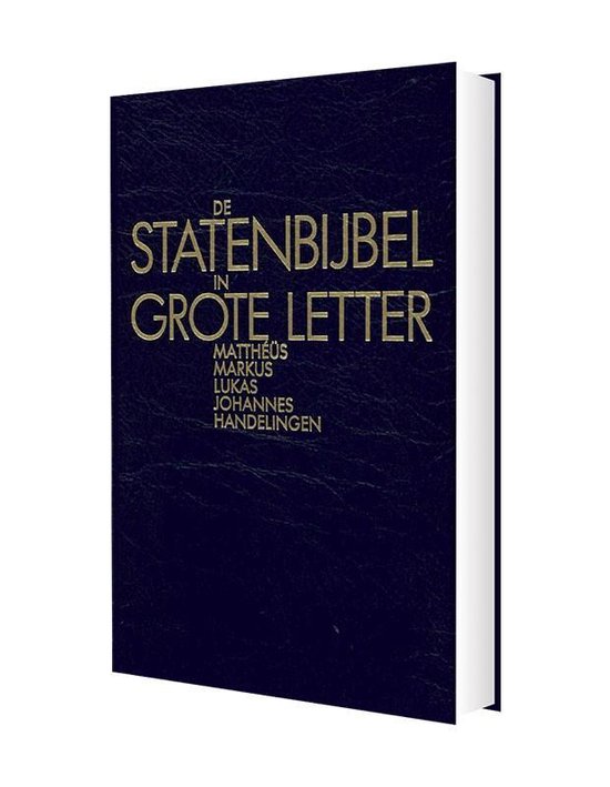 Kan niet lezen of schrijven Bouwen in plaats daarvan Bijbel Statenbijbel in grote letter 7 Mattheus-Handelingen | 9789061266983  |... | bol.com