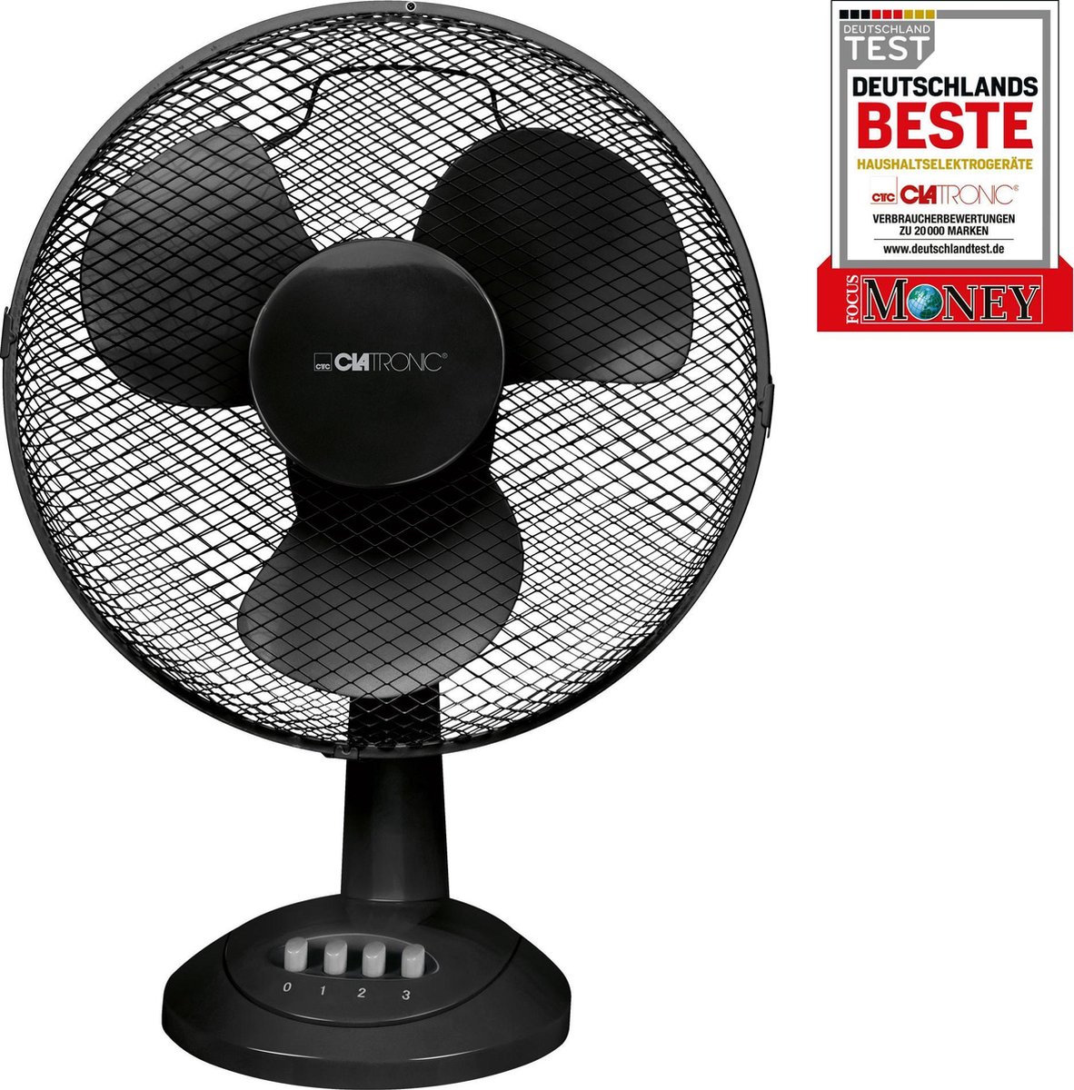 Clatronic VL 3602 ventilator 30cm zwart