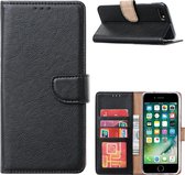 iPhone SE 2 2020 / 7 / 8 - Bookcase Zwart - portemonee hoesje