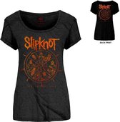 Slipknot Dames Tshirt -L- The Wheel Zwart
