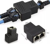 LOUZIR Netwerk Splitter, 1 naar 2 RJ45