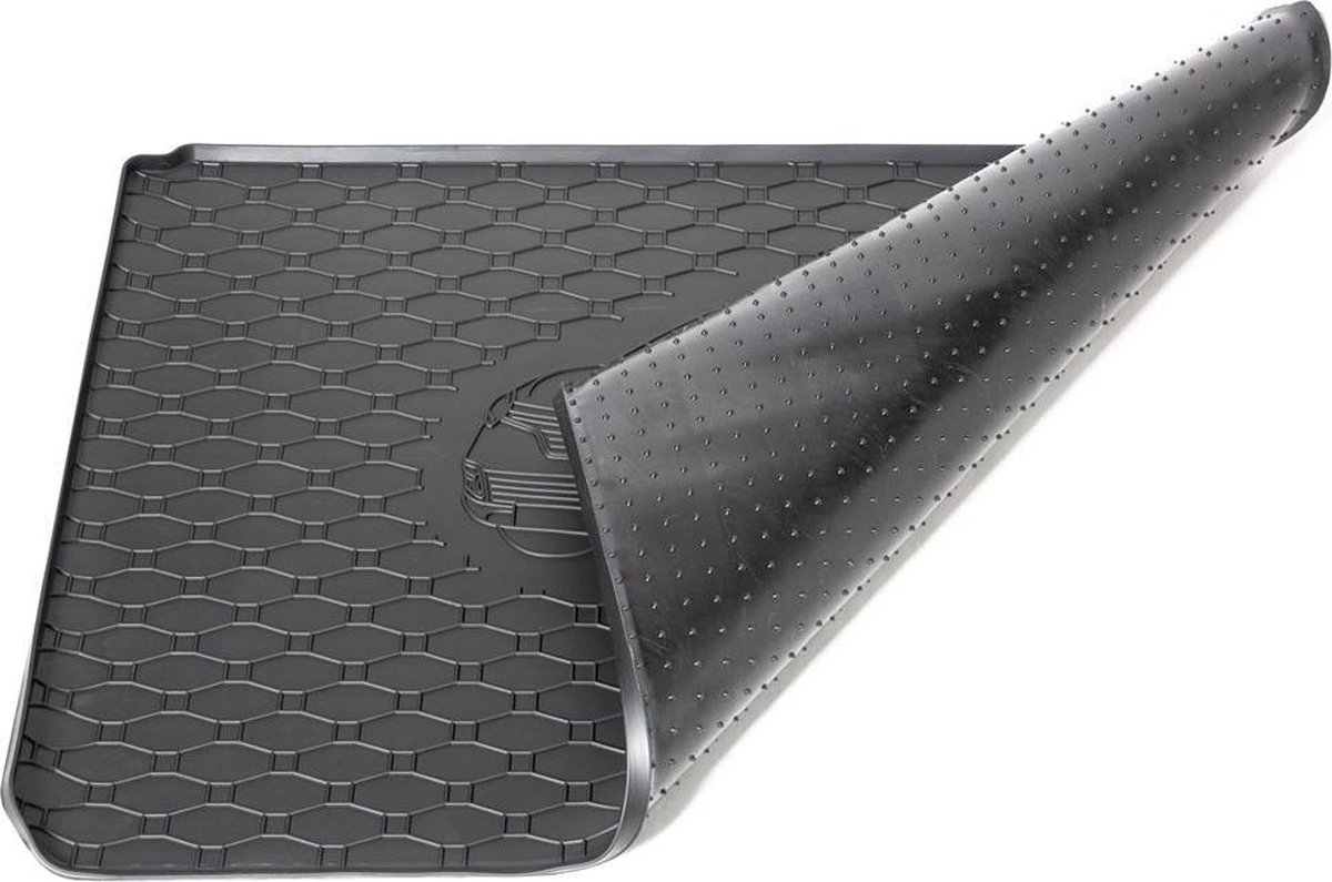 Tapis de coffre Rubbasol caoutchouc pour Volkswagen Golf V & VI HB 3/5  portes 2003-2012 avec petite roue de secours