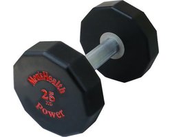 Men's Health Urethane Dumbbell 25 kg - Crossfit - Oefeningen - Fitness gemakkelijk thuis - Fitnessaccessoire