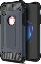 Armor Hybrid iPhone XS Max Hoesje - Blauw