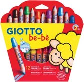 Giotto box -case 12 pencils maxi bois + pencil sharpener
