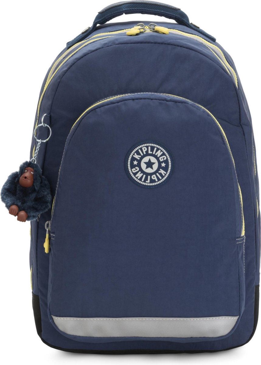 Sac à Dos Kipling Supertaboo Cosmo Blue – Pour école, Gym, Quotidien, Compartiment Ordinateur, Bretelles Rembourrées